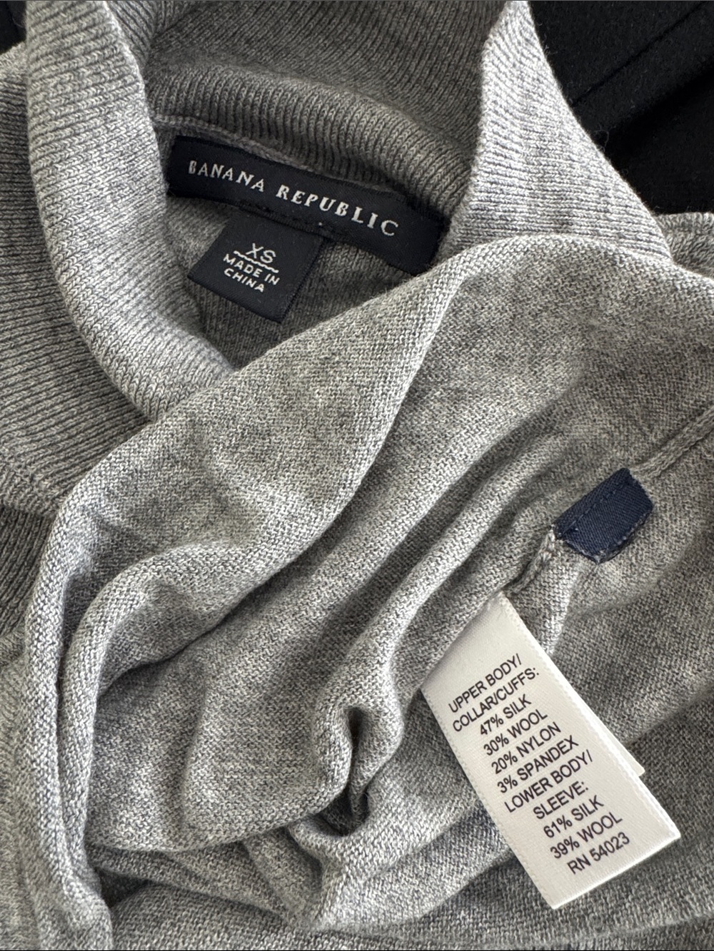 Banana Republic mock turtleneck silk/wool blend dress - Picture 3 of 3